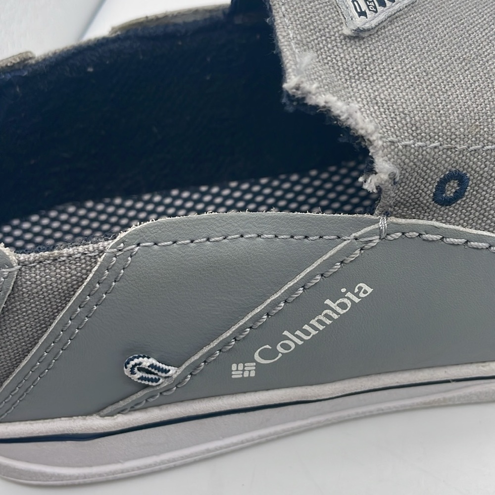 Columbia PFG Boat Shoes Sz 6 women’s grey non-marking Omni grip - Picture 8 of 12